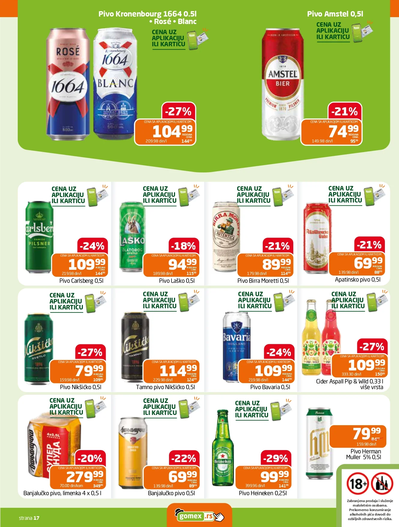Gomex katalog AKCIJE IZ ŠEŠIRA 29.10-11.11.2026. - str. 17