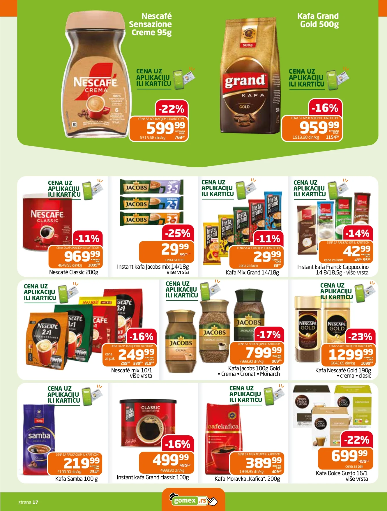 Gomex katalog AKCIJE IZ ŠEŠIRA 14-20.10.2026. - str. 17