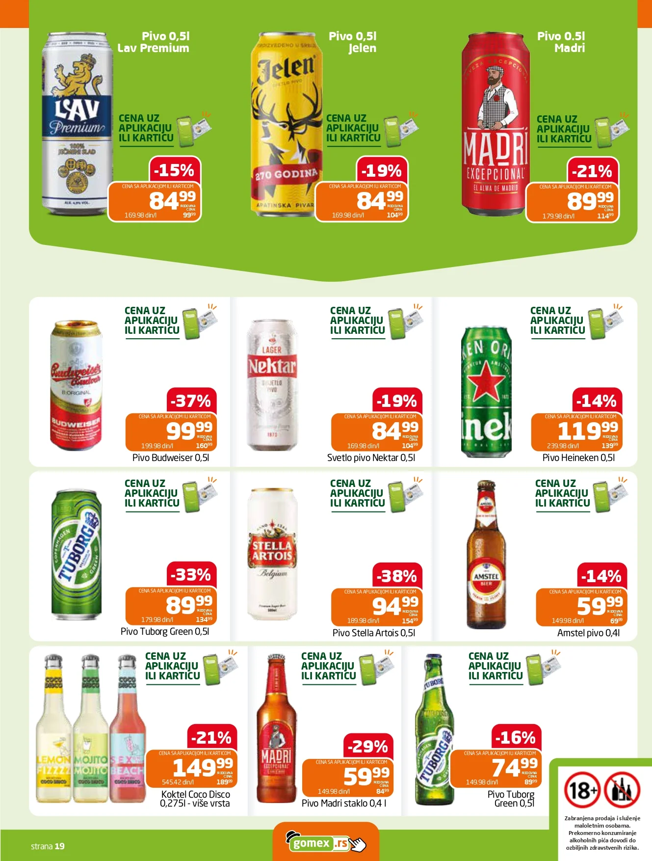 Gomex katalog AKCIJE IZ ŠEŠIRA 14-20.10.2026. - str. 19