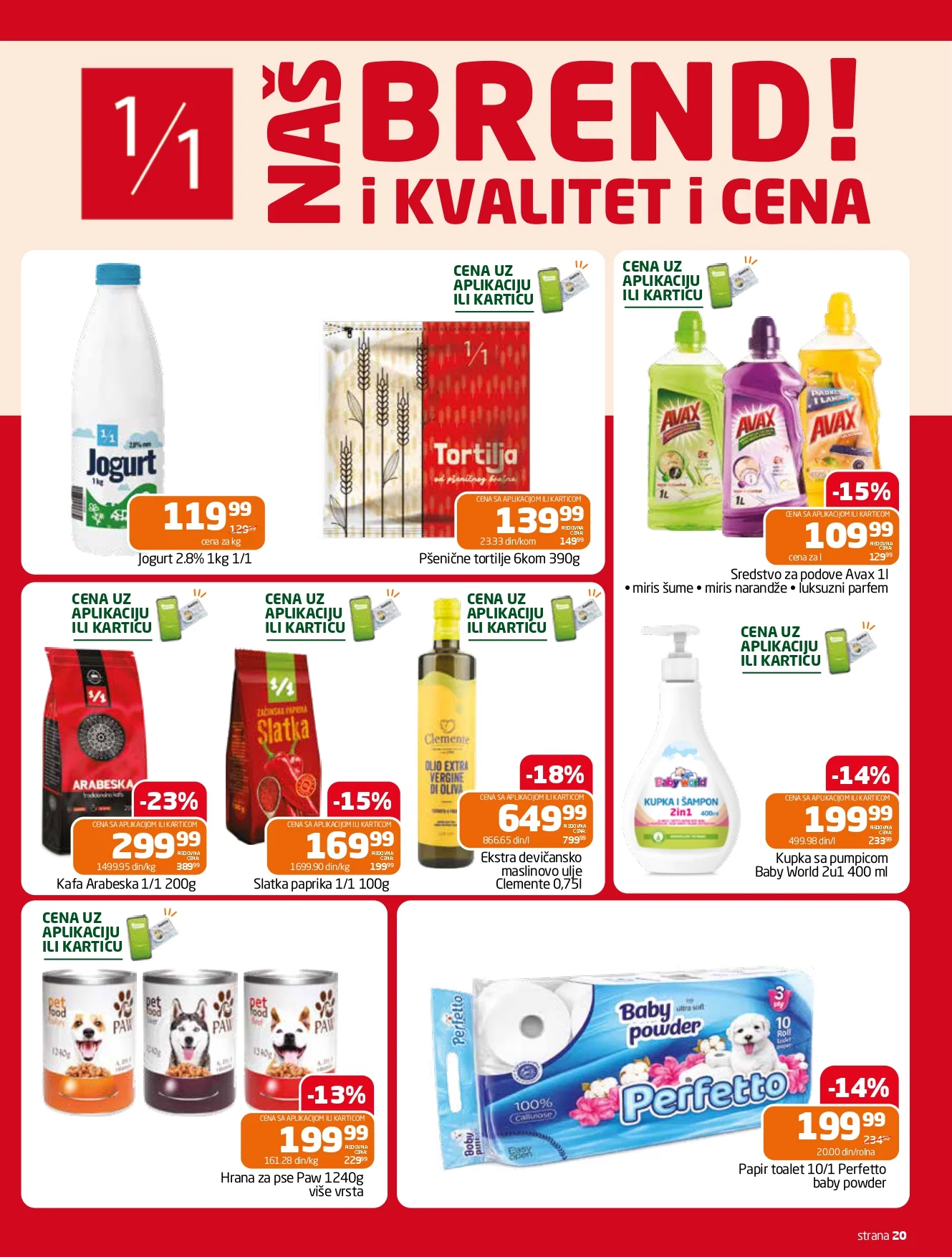 Gomex katalog AKCIJE IZ ŠEŠIRA 14-20.10.2026. - str. 20