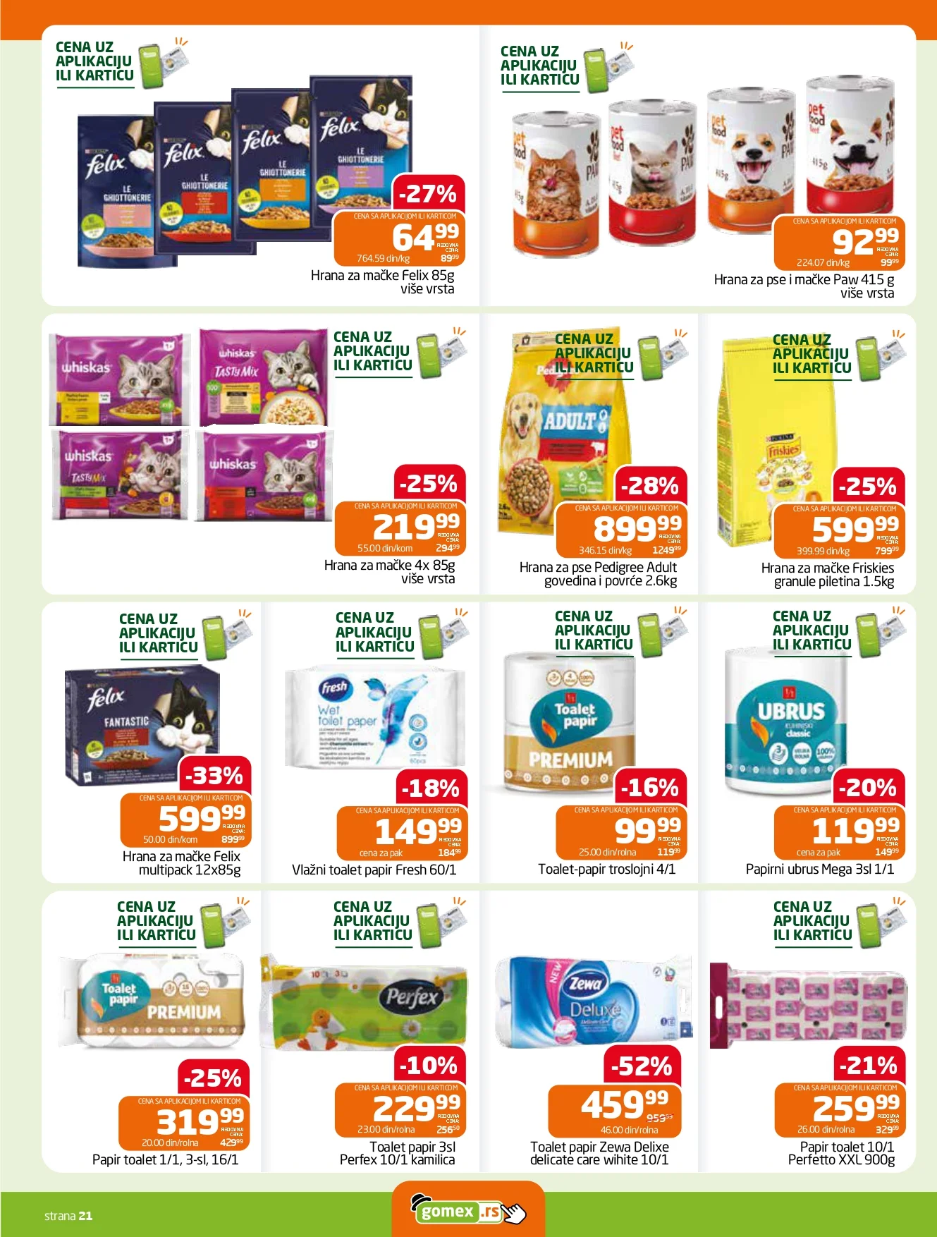Gomex katalog AKCIJE IZ ŠEŠIRA 29.10-11.11.2026. - str. 21