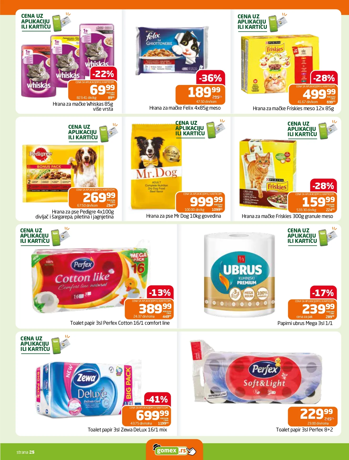 Gomex katalog AKCIJE IZ ŠEŠIRA 14-20.10.2026. - str. 25