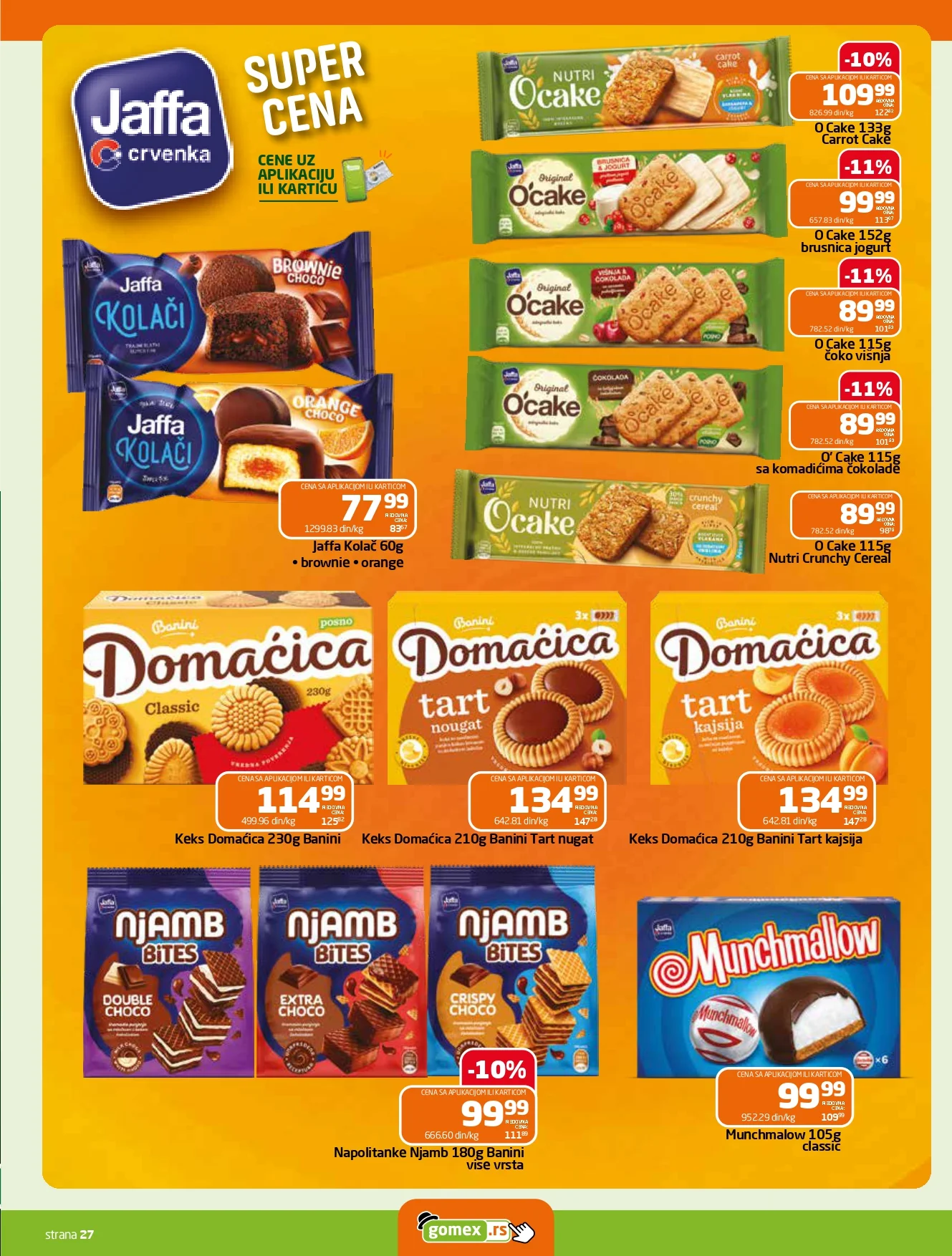 Gomex katalog AKCIJE IZ ŠEŠIRA 29.10-11.11.2026. - str. 27