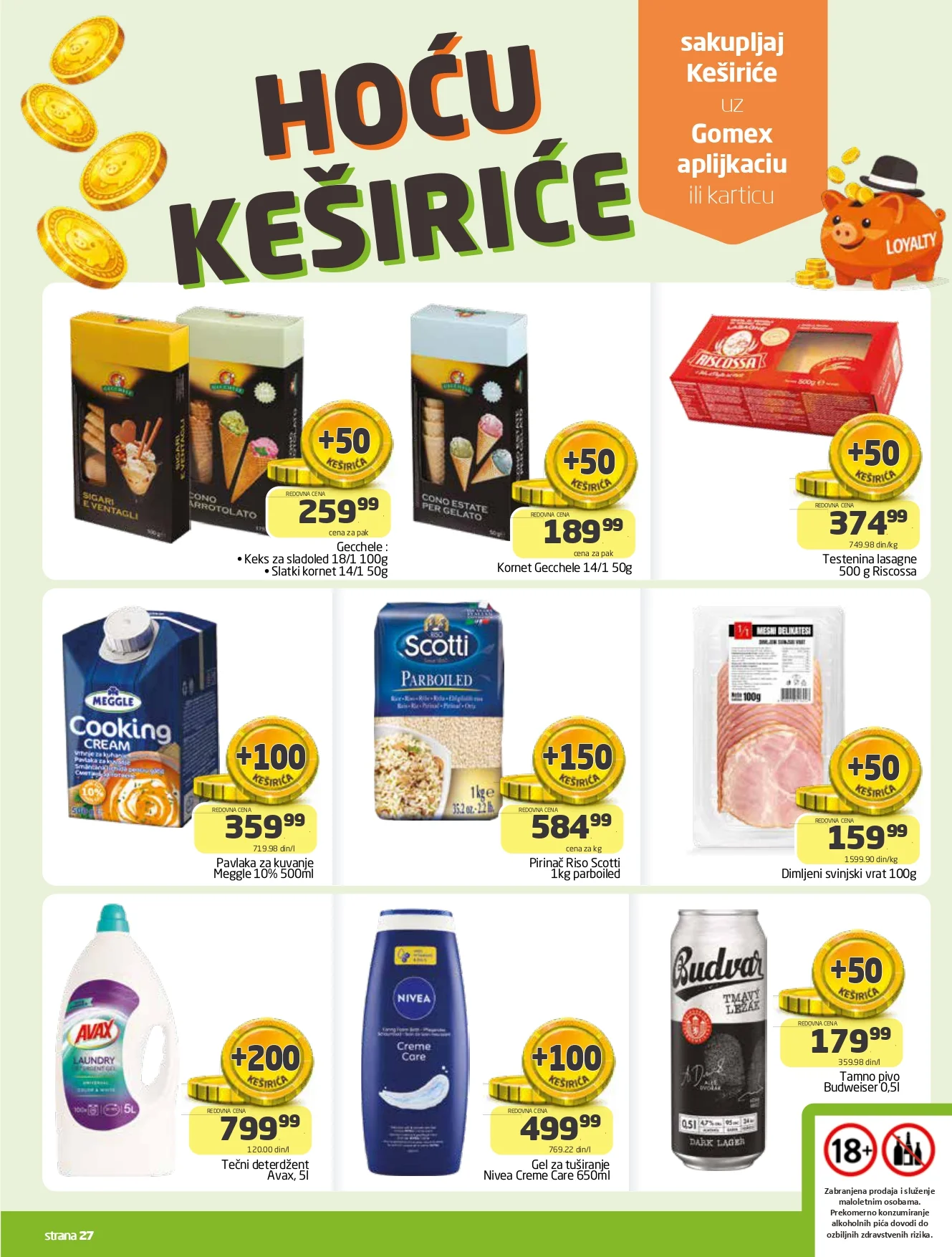Gomex katalog AKCIJE IZ ŠEŠIRA 14-20.10.2026. - str. 27