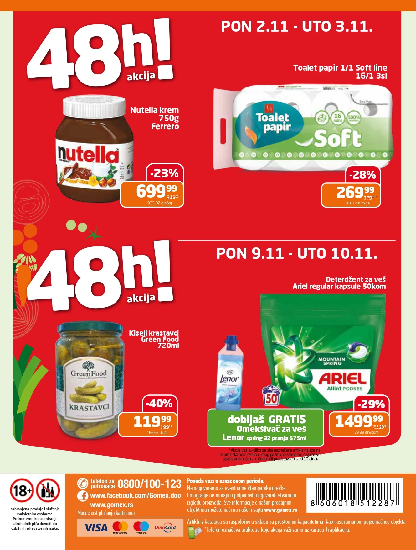 Gomex katalog AKCIJE IZ ŠEŠIRA 29.10-11.11.2026. - str. 28