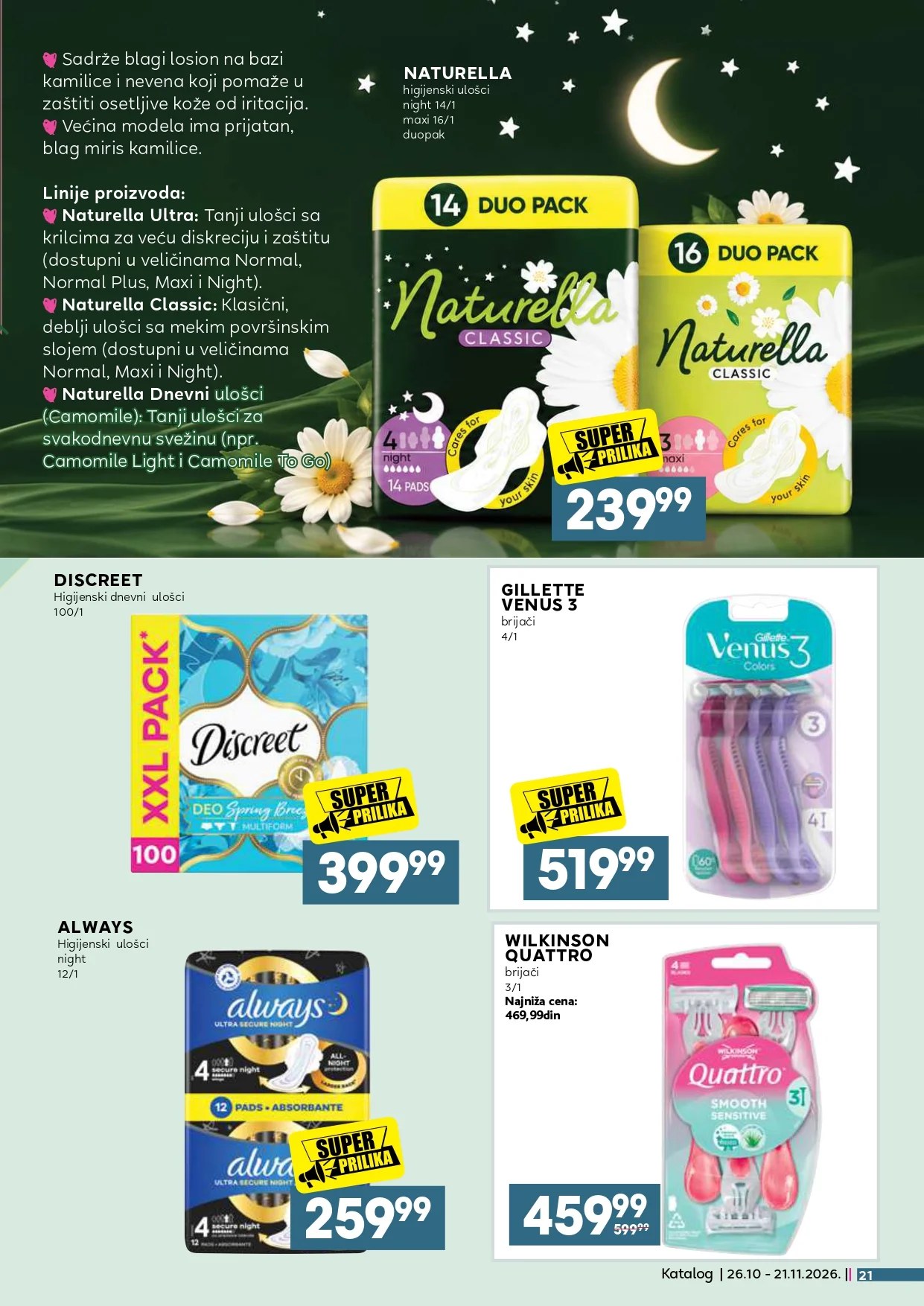 Roda & Idea katalog NEPREHRANA 26.10-21.11.2026. - str. 21