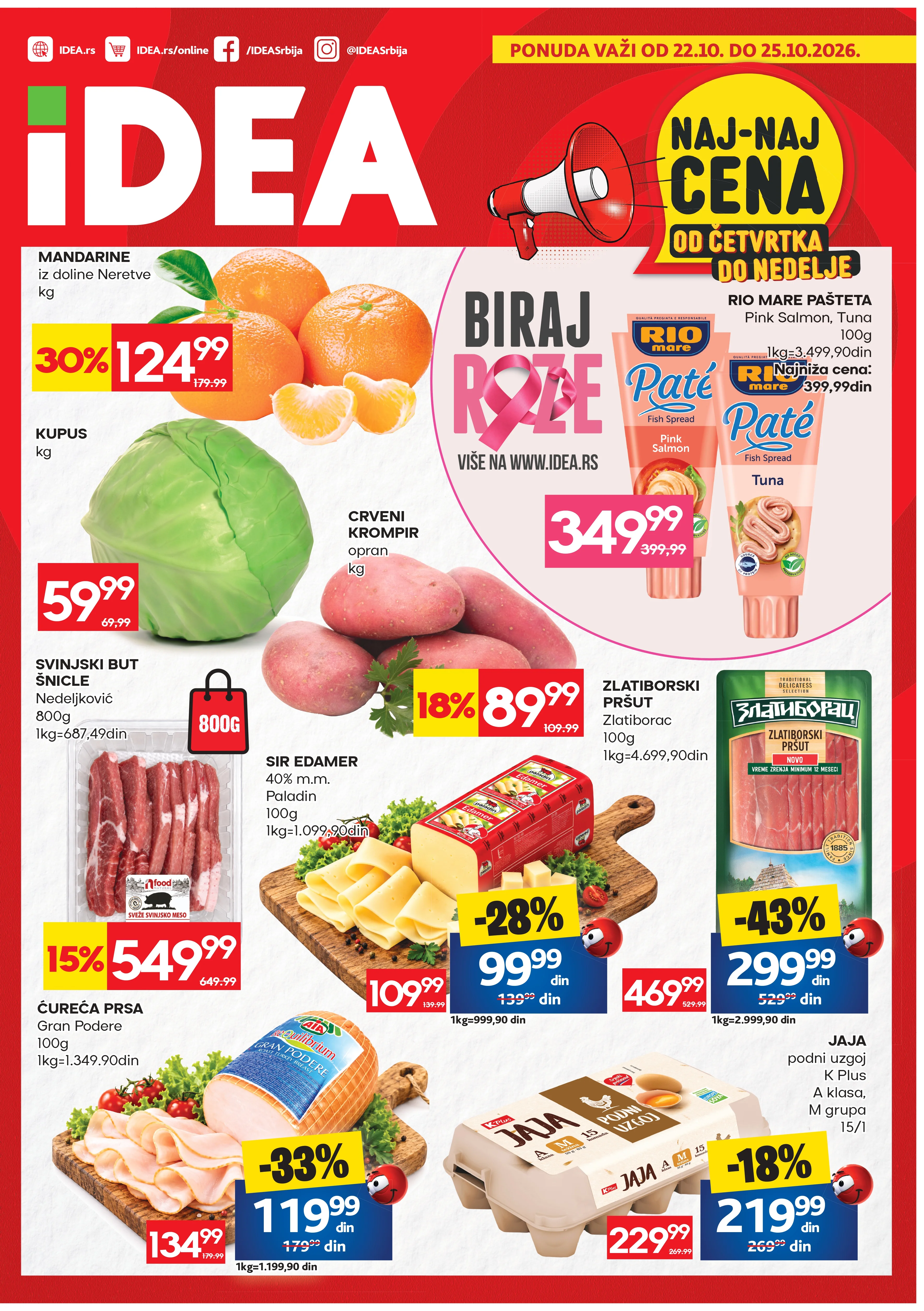 Idea vikend akcija 22-25.10.2026. - str. 1