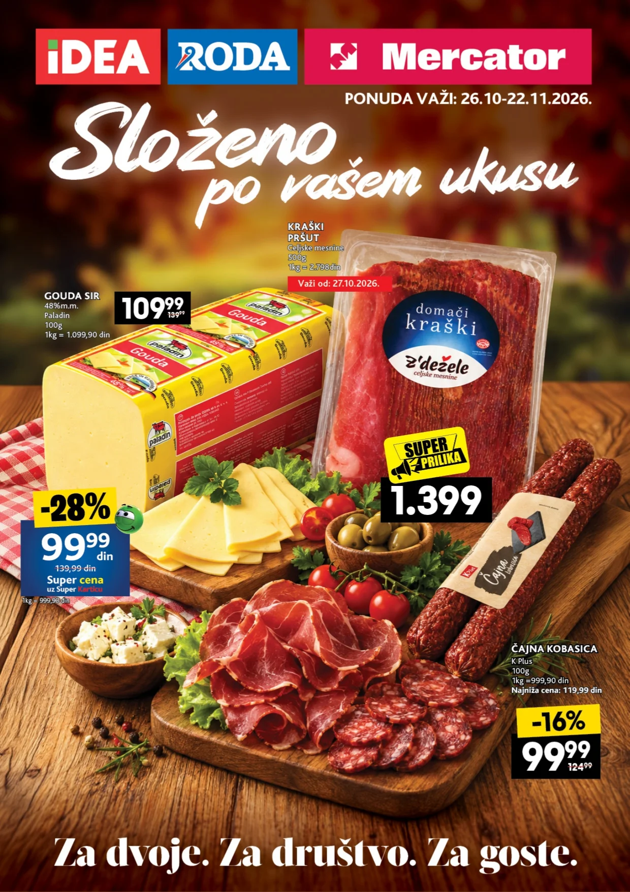 Roda & Idea katalog SPECIJAL DELIKATESA 26.10-22.11.2026. - str. 1