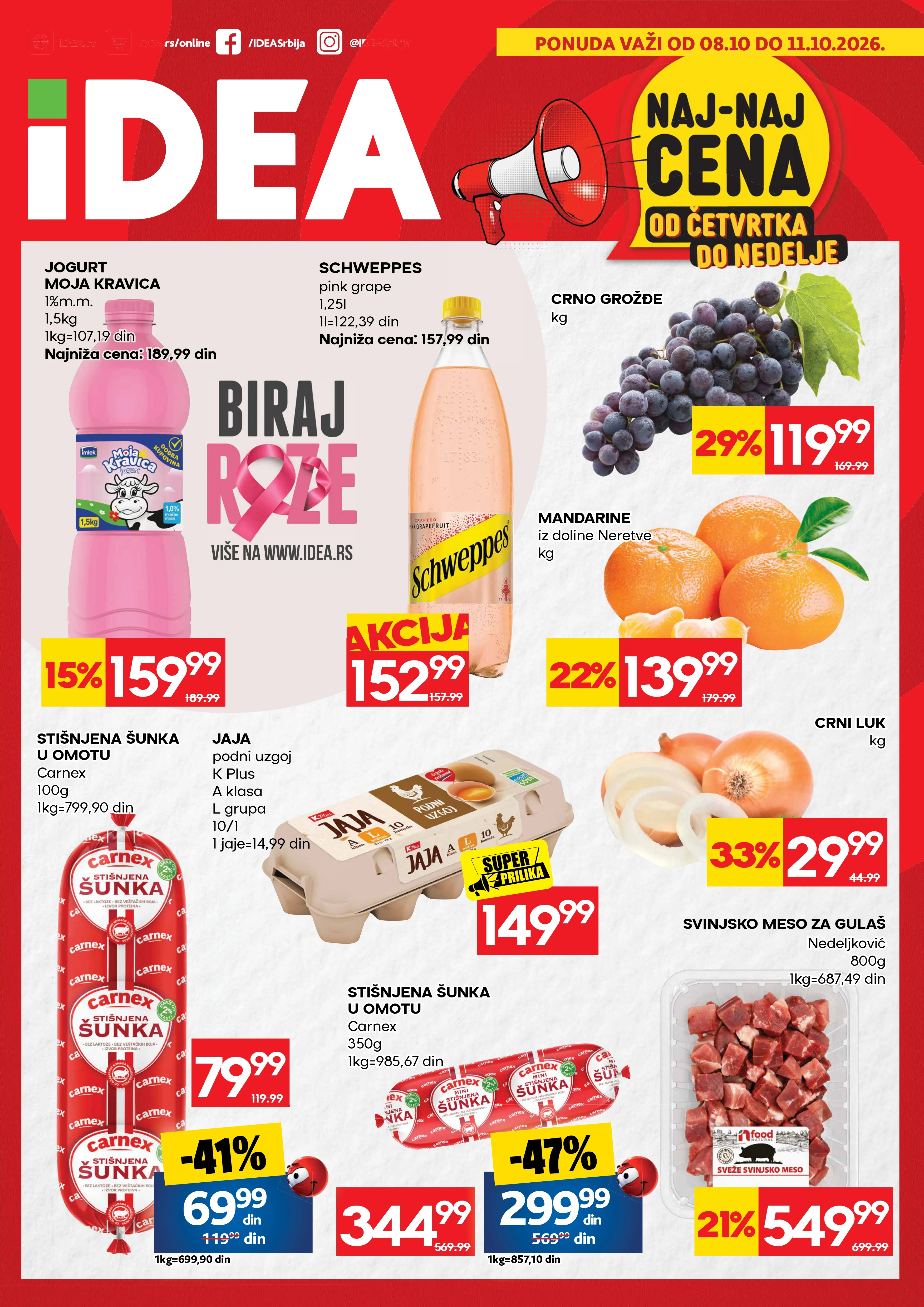 Idea vikend akcija 8-11.10.2026. - str. 1