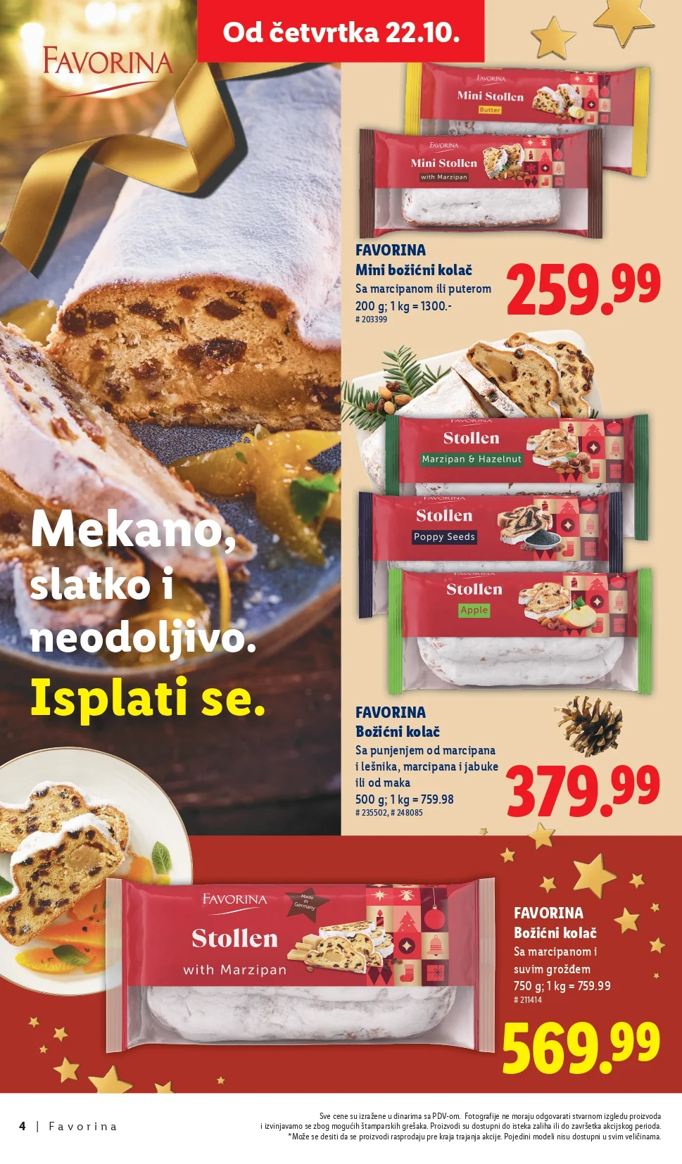 Lidl katalog PRAZNIČNA MAGIJA od 22.10.2026. do isteka zaliha - str. 4
