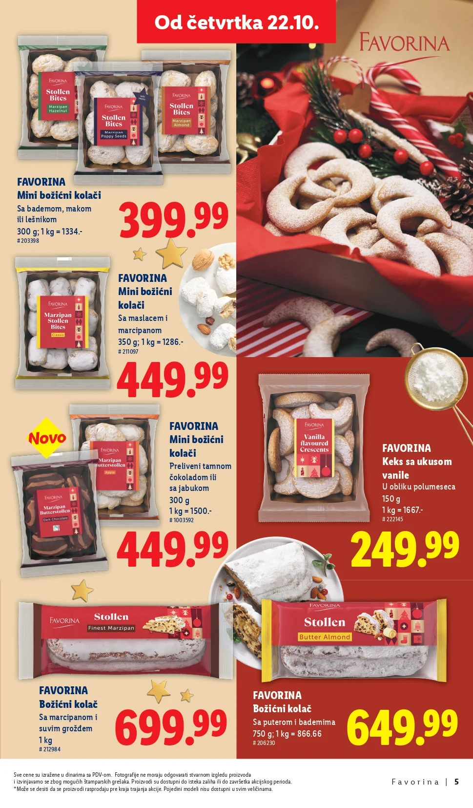 Lidl katalog PRAZNIČNA MAGIJA od 22.10.2026. do isteka zaliha - str. 5