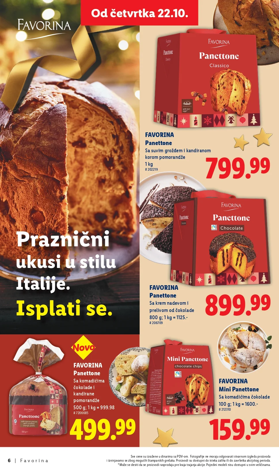 Lidl katalog PRAZNIČNA MAGIJA od 22.10.2026. do isteka zaliha - str. 6