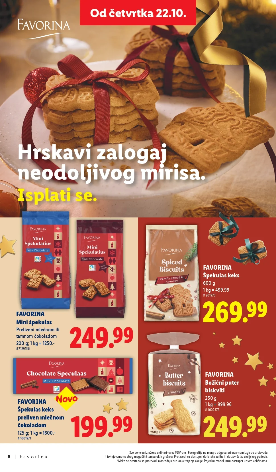 Lidl katalog PRAZNIČNA MAGIJA od 22.10.2026. do isteka zaliha - str. 8