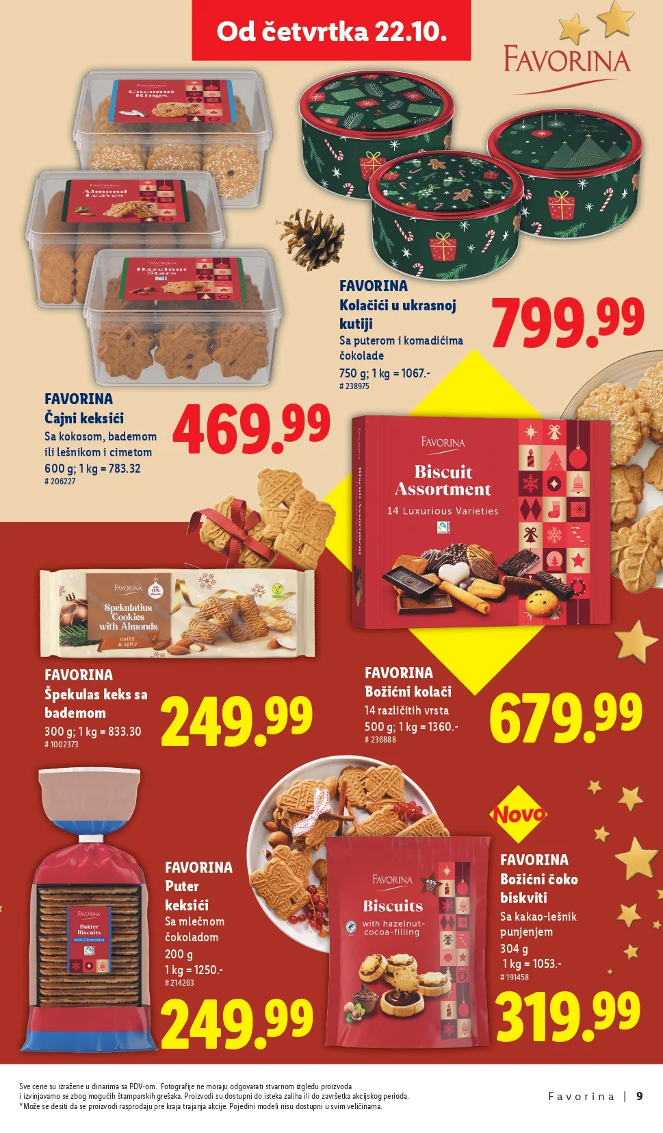 Lidl katalog PRAZNIČNA MAGIJA od 22.10.2026. do isteka zaliha - str. 9