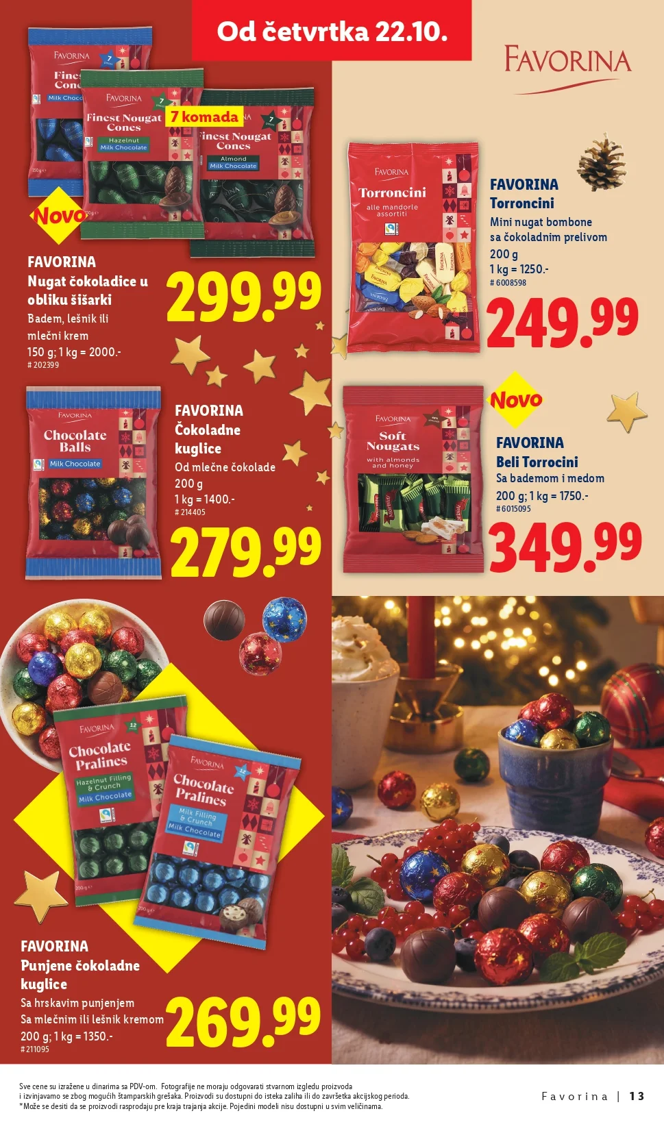 Lidl katalog PRAZNIČNA MAGIJA od 22.10.2026. do isteka zaliha - str. 13