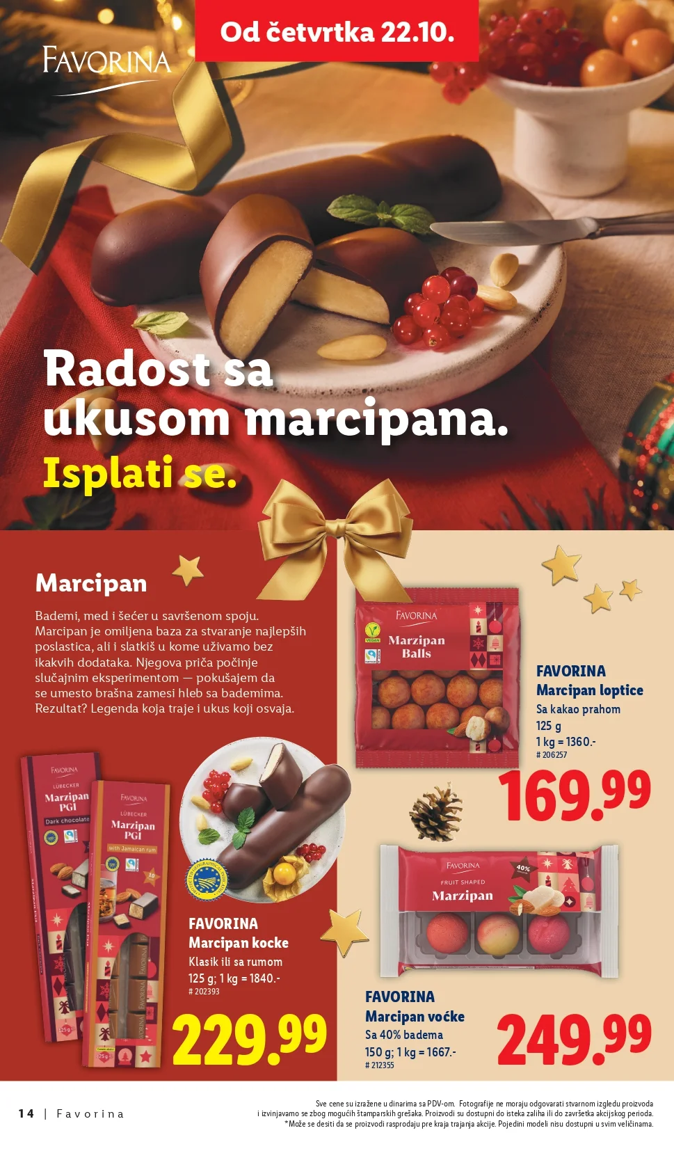 Lidl katalog PRAZNIČNA MAGIJA od 22.10.2026. do isteka zaliha - str. 14