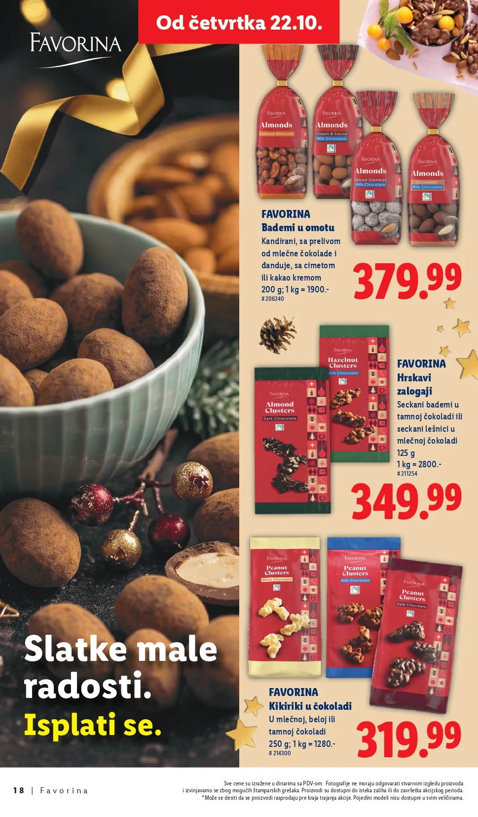 Lidl katalog PRAZNIČNA MAGIJA od 22.10.2026. do isteka zaliha - str. 18