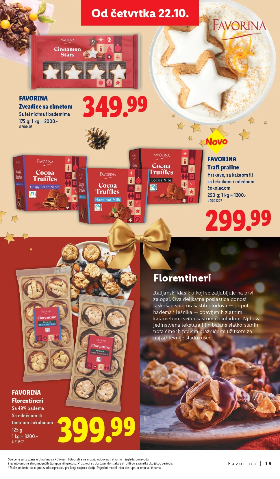 Lidl katalog PRAZNIČNA MAGIJA od 22.10.2026. do isteka zaliha - str. 19