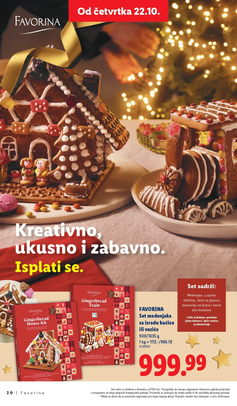 Lidl katalog PRAZNIČNA MAGIJA od 22.10.2026. do isteka zaliha - str. 20