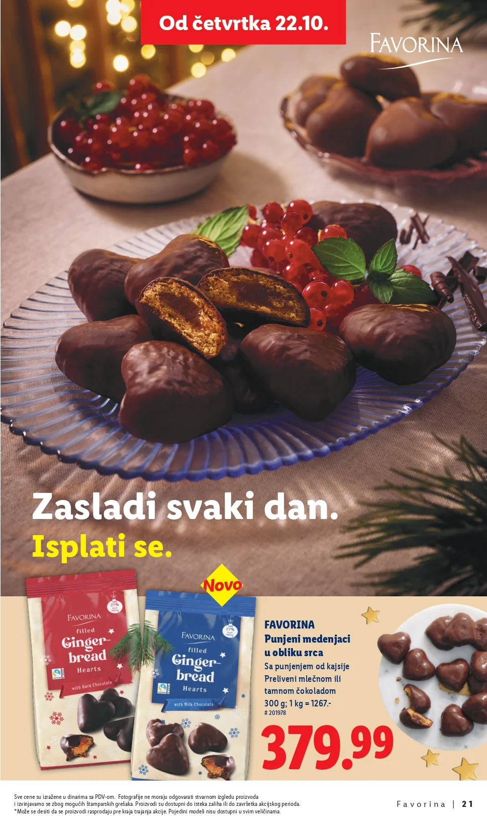 Lidl katalog PRAZNIČNA MAGIJA od 22.10.2026. do isteka zaliha - str. 21