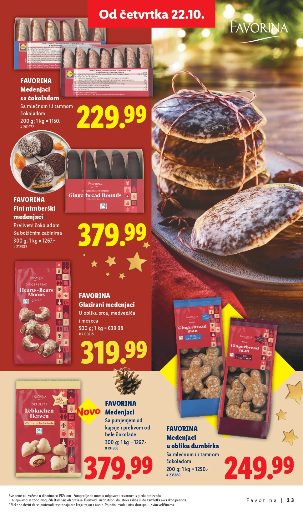 Lidl katalog PRAZNIČNA MAGIJA od 22.10.2026. do isteka zaliha - str. 23