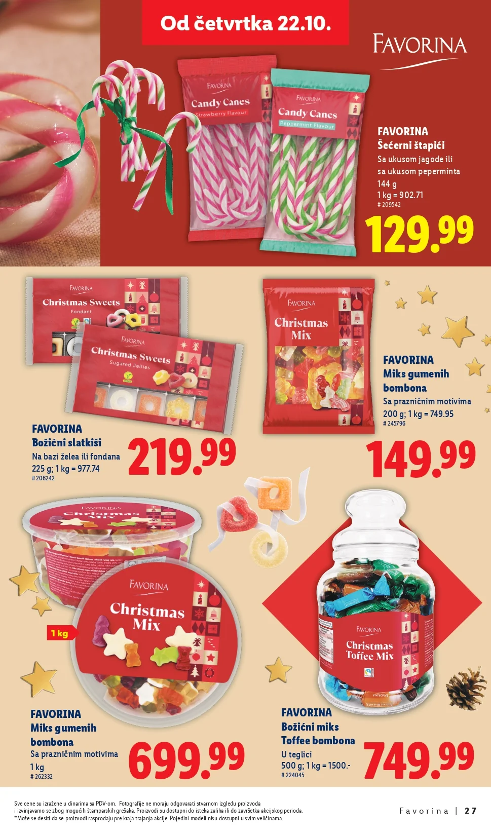 Lidl katalog PRAZNIČNA MAGIJA od 22.10.2026. do isteka zaliha - str. 27