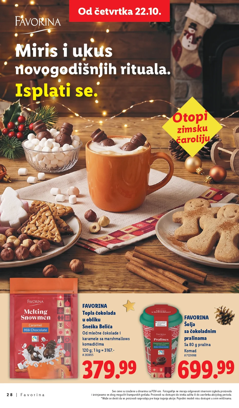 Lidl katalog PRAZNIČNA MAGIJA od 22.10.2026. do isteka zaliha - str. 28
