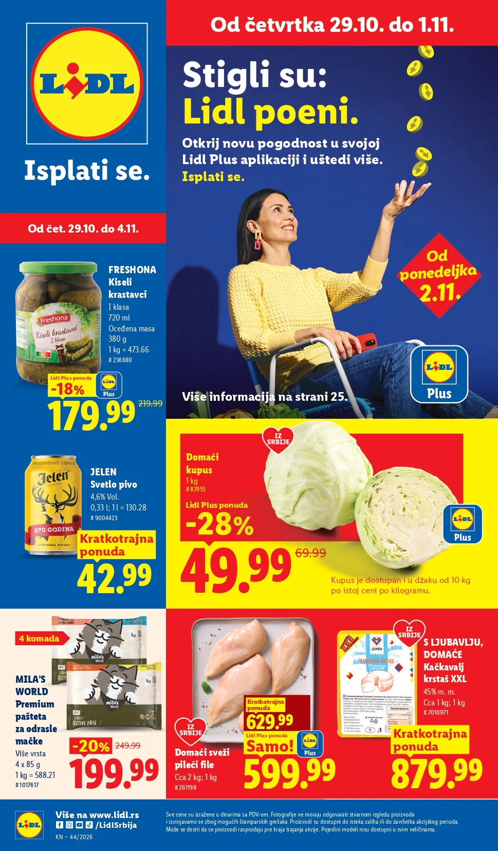 Lidl katalog 29.10-4.11.2026. - str. 1