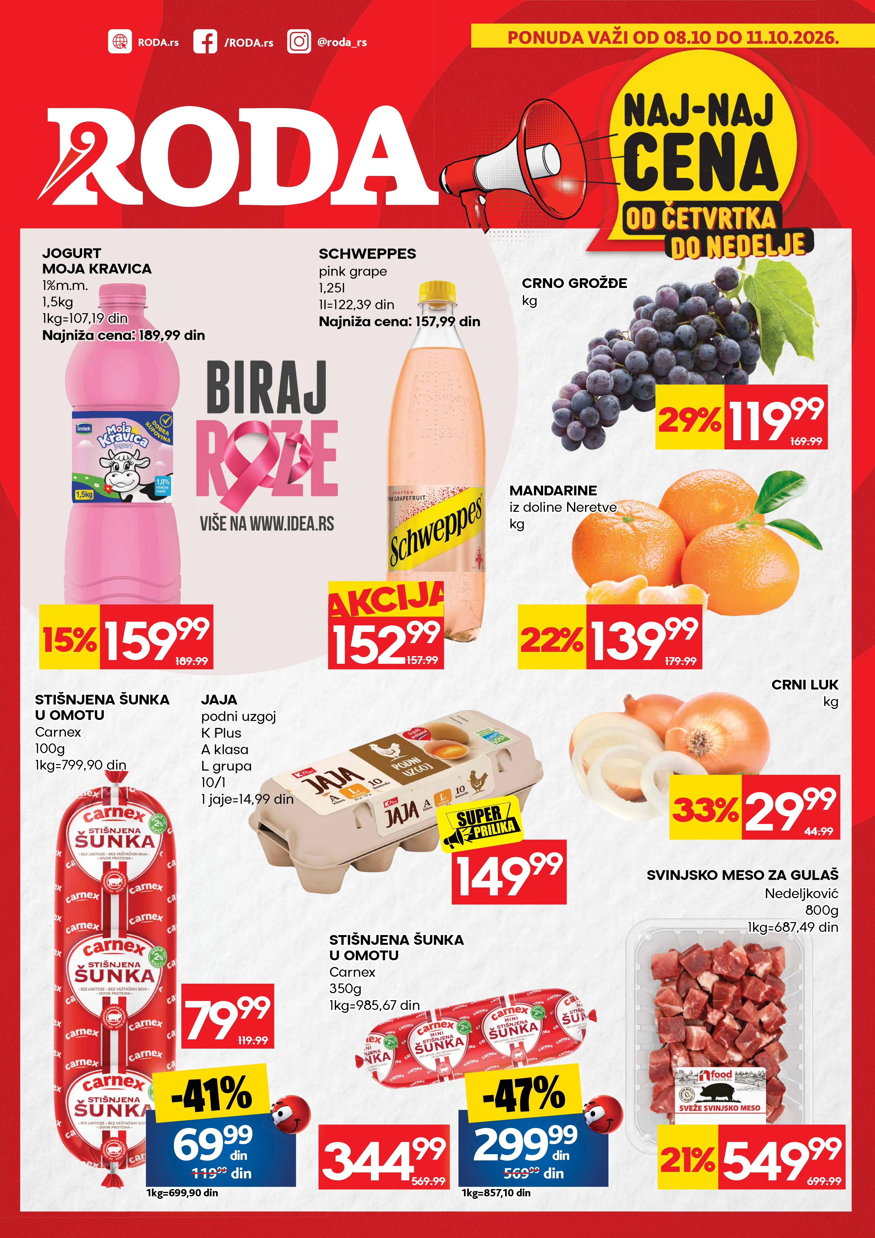 Roda vikend akcija 8-11.10.2026. - str. 1