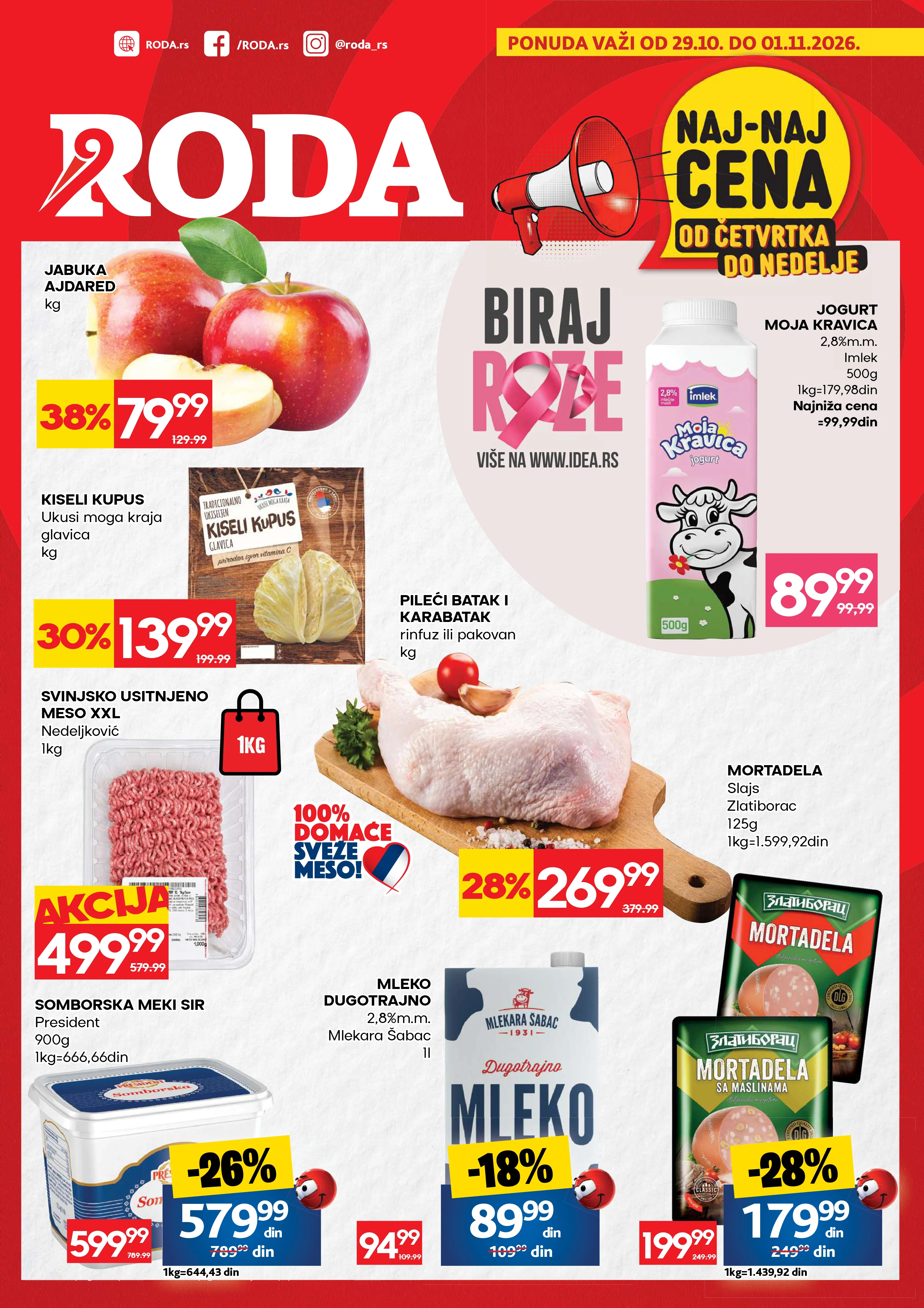 Roda vikend akcija 29.10-1.11.2026. - str. 1