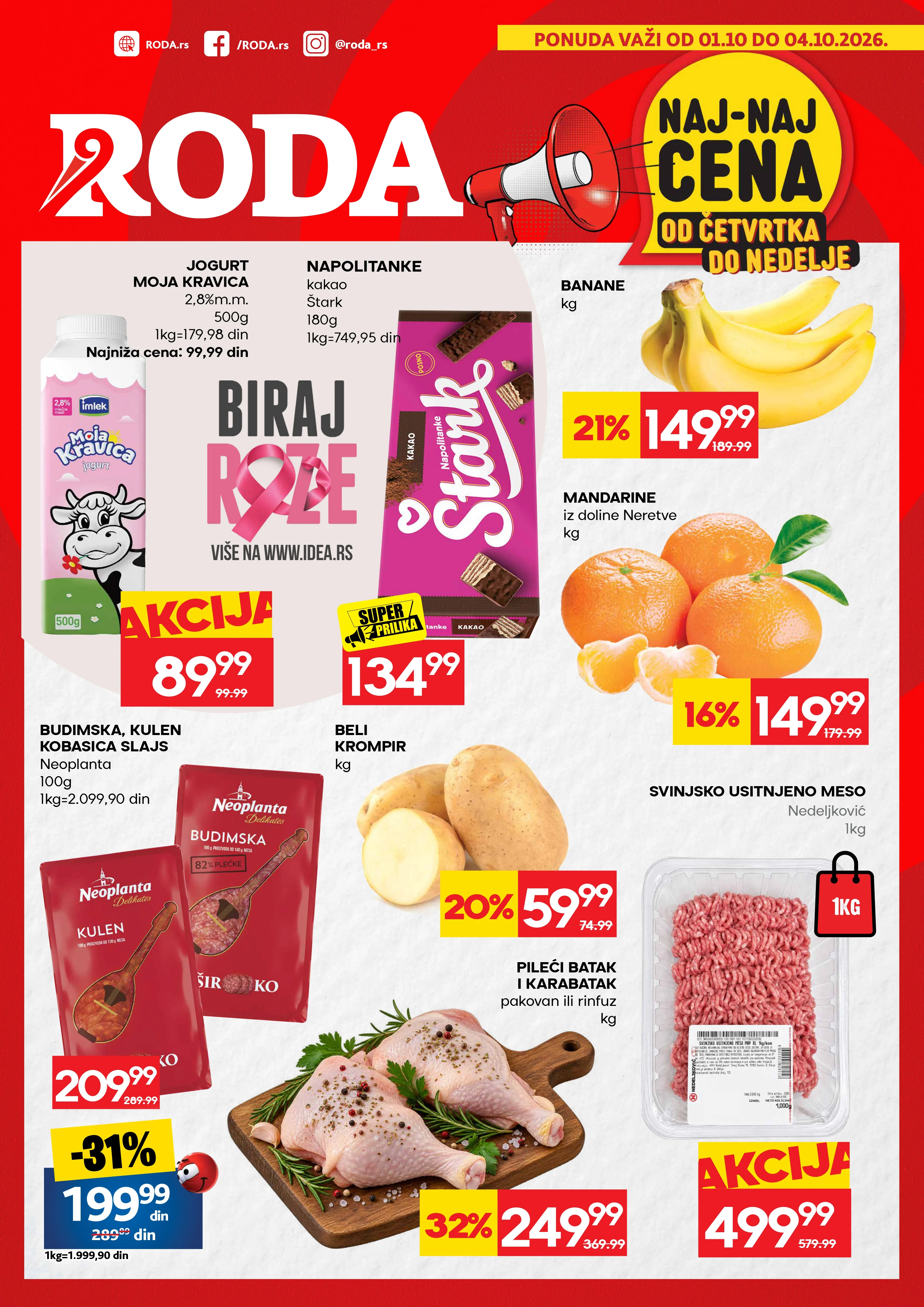 Roda vikend akcija 1-4.10.2026. - str. 1